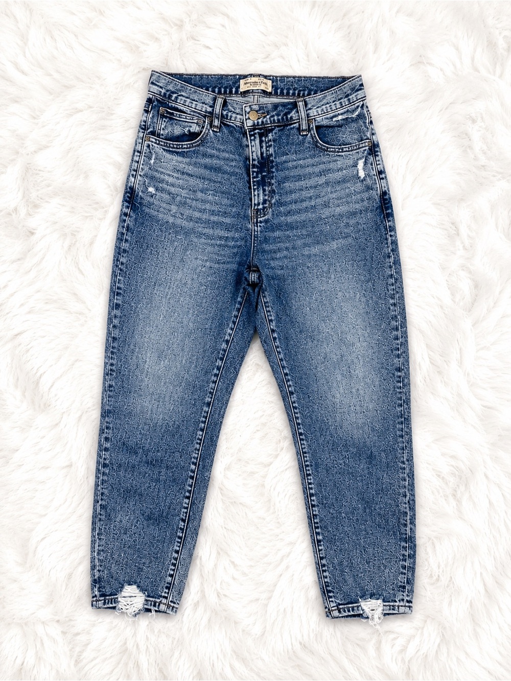Abercrombie & Fitch High Rise Super Skinny Ankle Jeans Women’s 31/12 Short - Picture 1 of 3